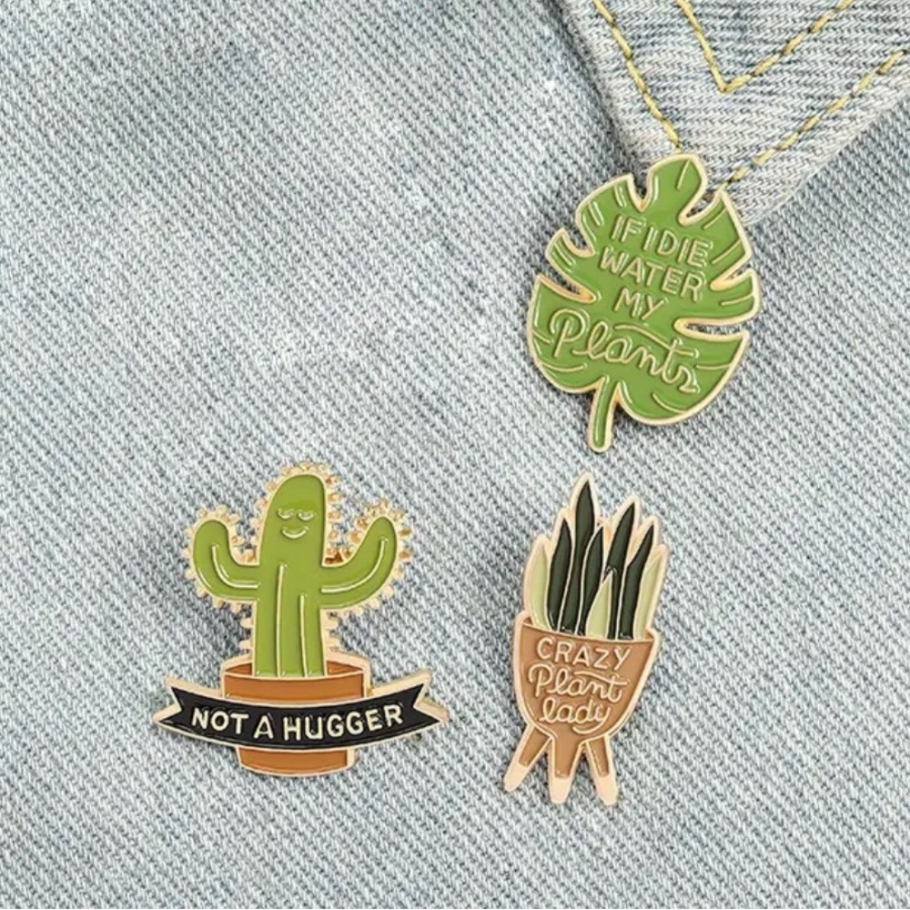 Plant pin set